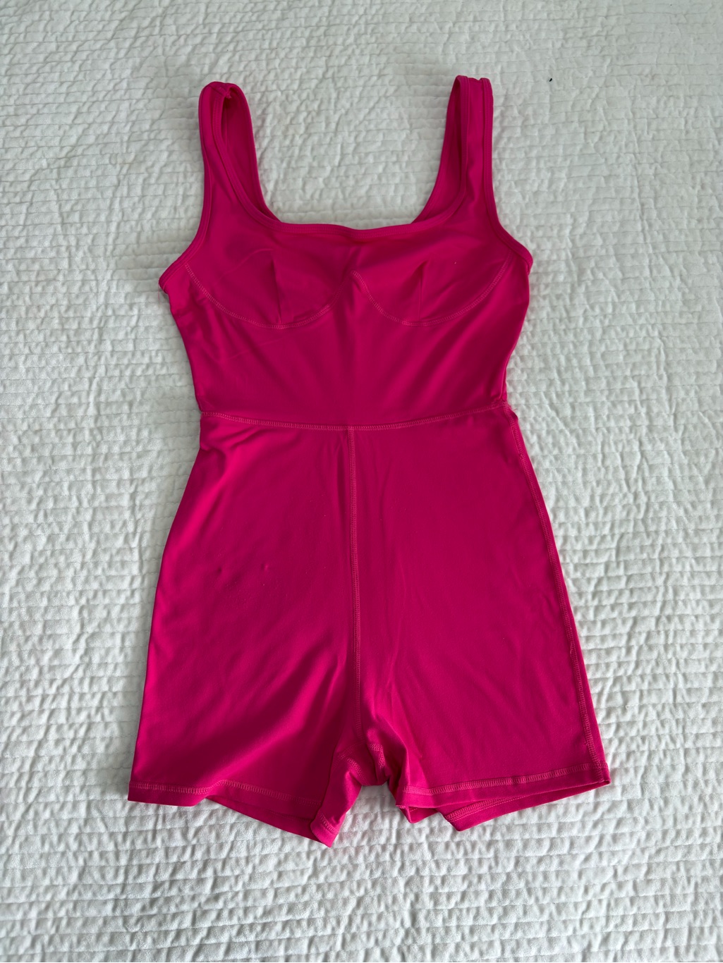 Hot Pink Sports Romper